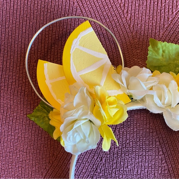 Handmade Disney Lemon Mickey Ears - Picture 2 of 6